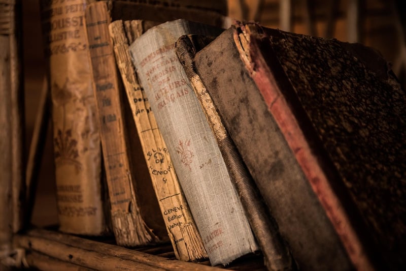 Repurposed old books